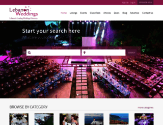 lebanonweddings.com screenshot