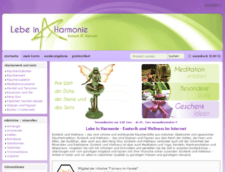 lebe-in-harmonie.de screenshot