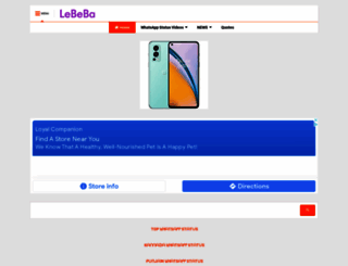 lebeba.com screenshot