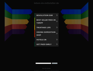 leben-im-mittelalter.de screenshot