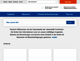 lebenshilfe-forchheim.de screenshot