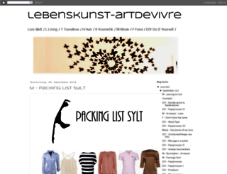 lebenskunst-artdevivre.blogspot.de screenshot