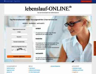 lebenslauf-online.de screenshot