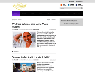 lebenslust-blog.de screenshot