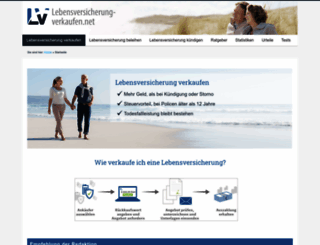 lebensversicherung-verkaufen.net screenshot