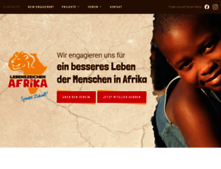 lebenszeichen-afrika.de screenshot
