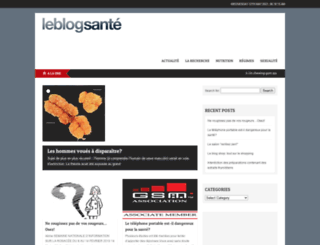 leblogsante.com screenshot