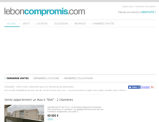 leboncompromis.com screenshot