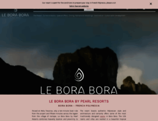 leborabora.com screenshot