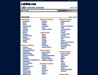 lebweb.com screenshot