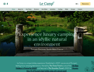 lecamp.co.uk screenshot