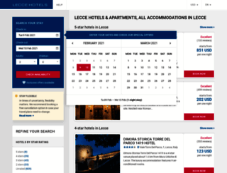 lecceitalyhotels.com screenshot