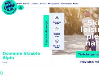 lechampdufeu-ski.com screenshot