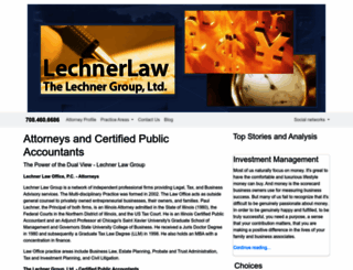 lechnerlaw.com screenshot