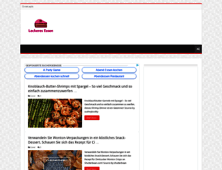 leckeresessen.posforrestaurant.com screenshot