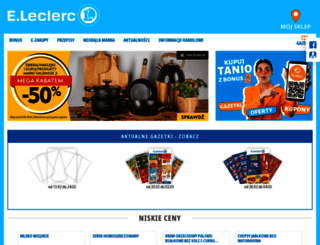 leclerc.pl screenshot