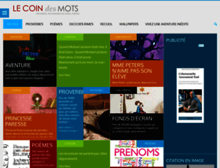 lecoindesmots.com screenshot
