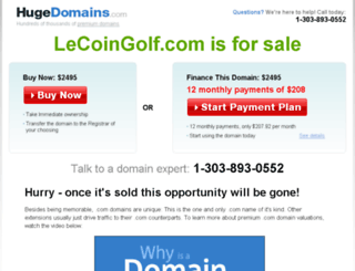 lecoingolf.com screenshot