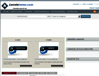 lecoinimmo.com screenshot