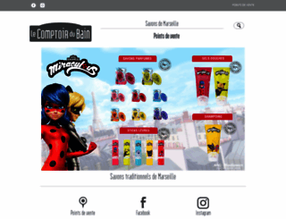 lecomptoirdubain.fr screenshot