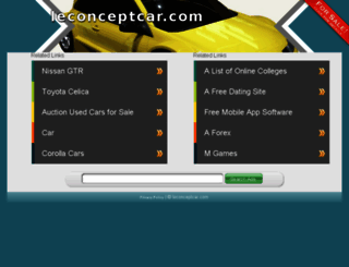 leconceptcar.com screenshot