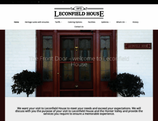 leconfieldhouse.com.au screenshot