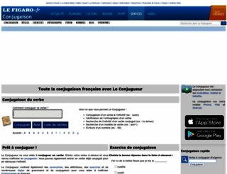 leconjugueur.lefigaro.fr screenshot