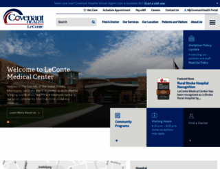 lecontemedicalcenter.com screenshot