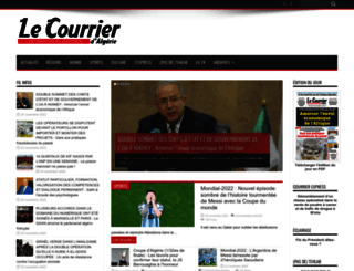 lecourrier-dalgerie.com screenshot