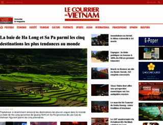 lecourrier.vn screenshot