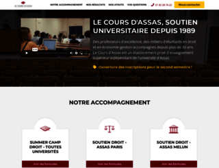 lecoursdassas.com screenshot