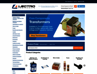 lectrocomponents.com screenshot