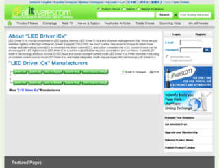 led-driver-ics.allitwares.com screenshot
