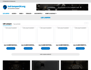 led-lampen24.org screenshot