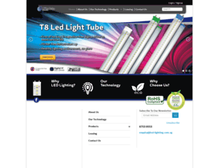 led-lighting.com.sg screenshot
