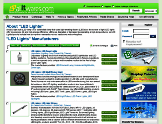 led-lights.allitwares.com screenshot