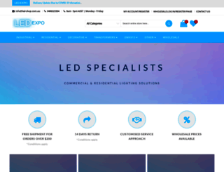 led-shop.com.au screenshot