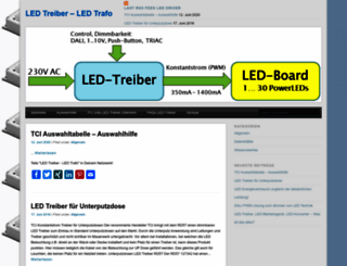 led-treiber.org screenshot