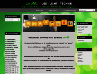 led-zwom.de screenshot