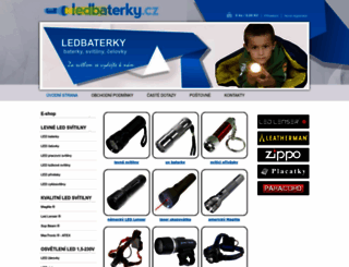 ledbaterky.cz screenshot