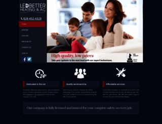 ledbettersheatingandair.com screenshot
