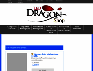 leddragonshop.com screenshot