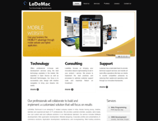 ledemac.com screenshot