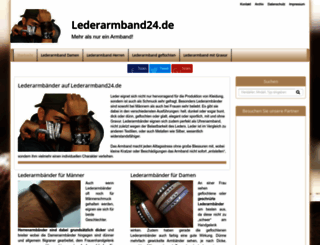 lederarmband24.de screenshot