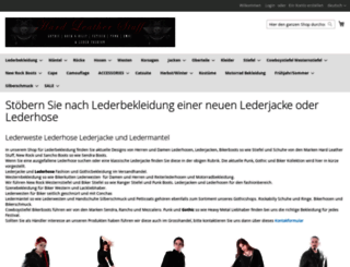lederbekleidung.com screenshot