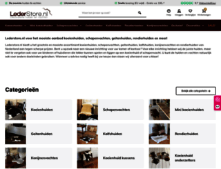 lederstore.nl screenshot
