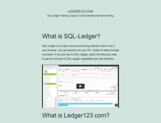 ledger123.com screenshot
