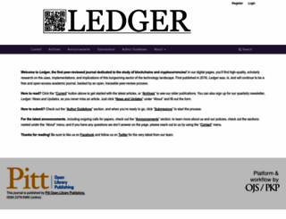 ledgerjournal.org screenshot