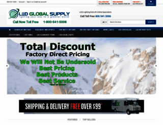 ledglobalsupply.com screenshot