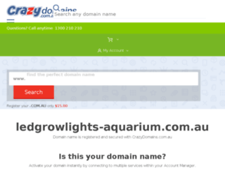 ledgrowlights-aquarium.com.au screenshot